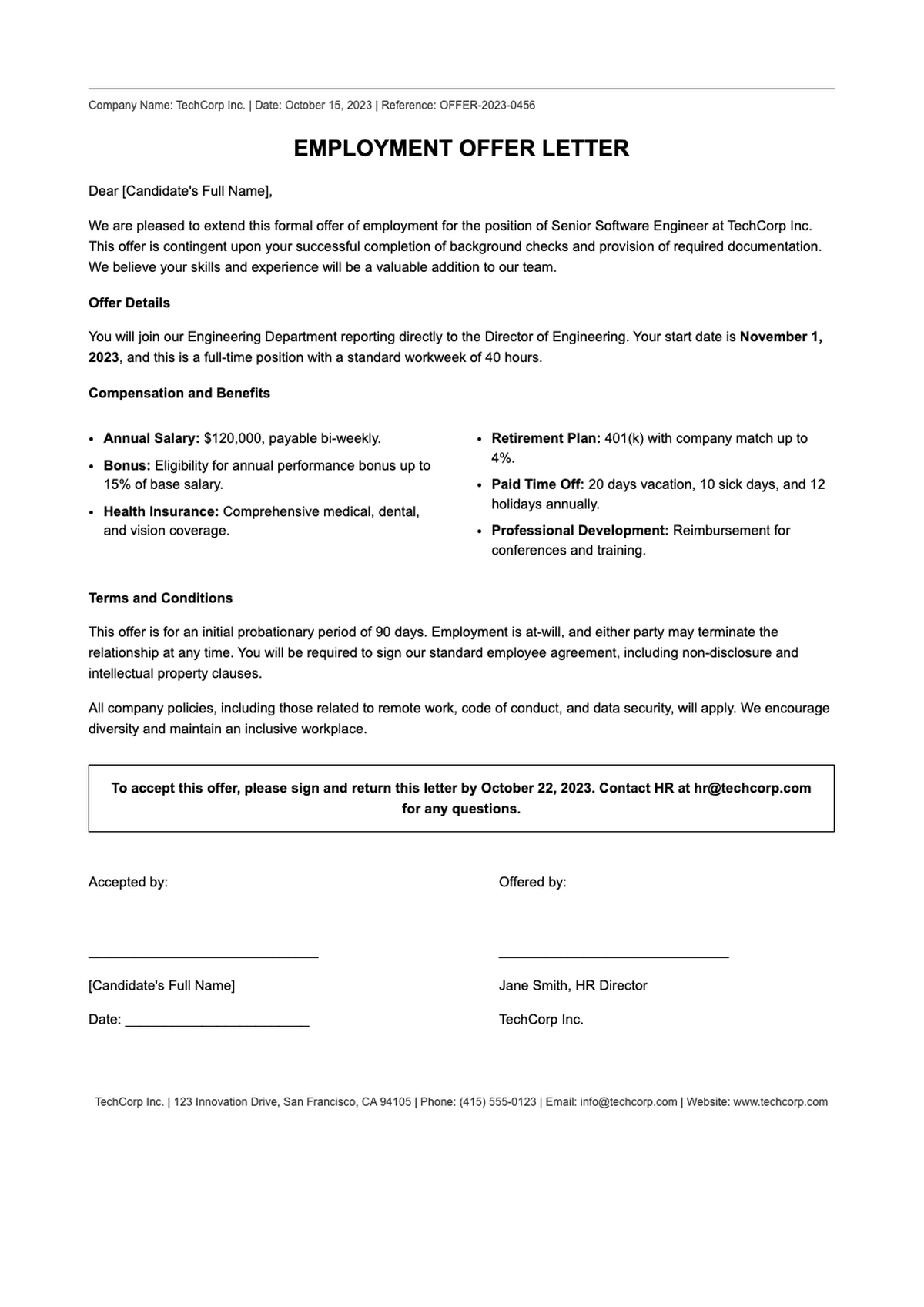 Letter of Job Offer PDF download page with library access and related resources list_variant_2